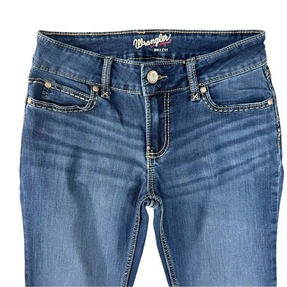 Wrangler Retro Mae Denim Mid Rise Bootcut Western Cowgirl Jeans Size 5/6 - Picture 4 of 8